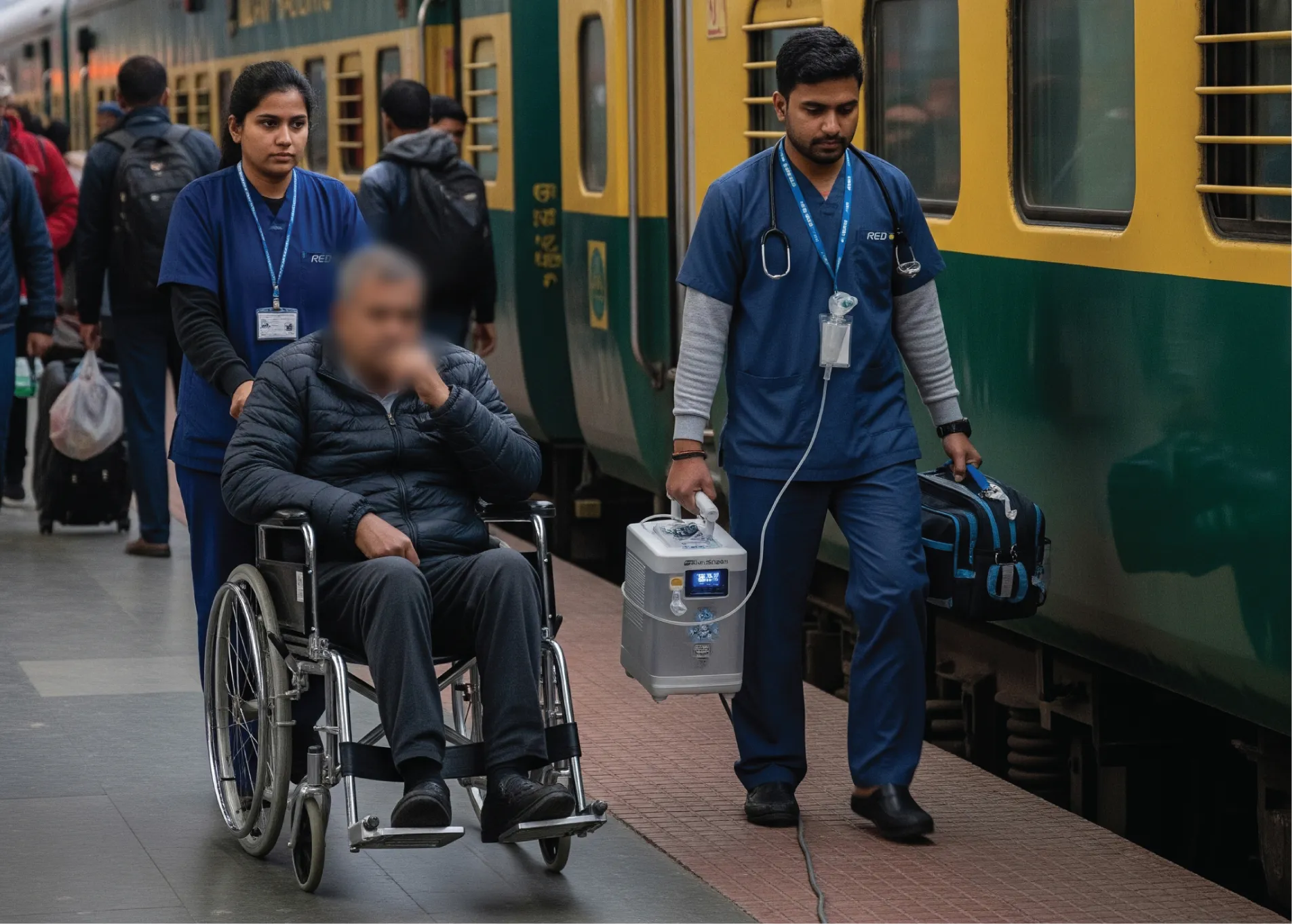 Safe & Reliable Train Ambulance Services at RED.Health