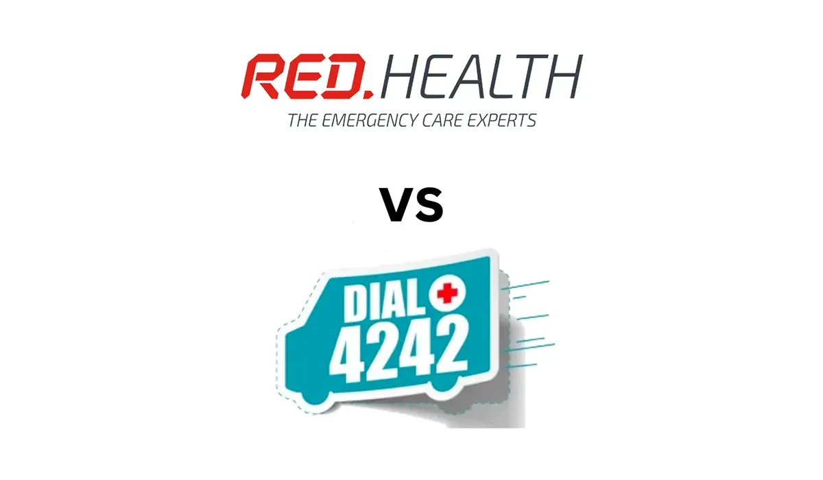 How Red.Health Surpasses Dial4242 in Ambulance Services